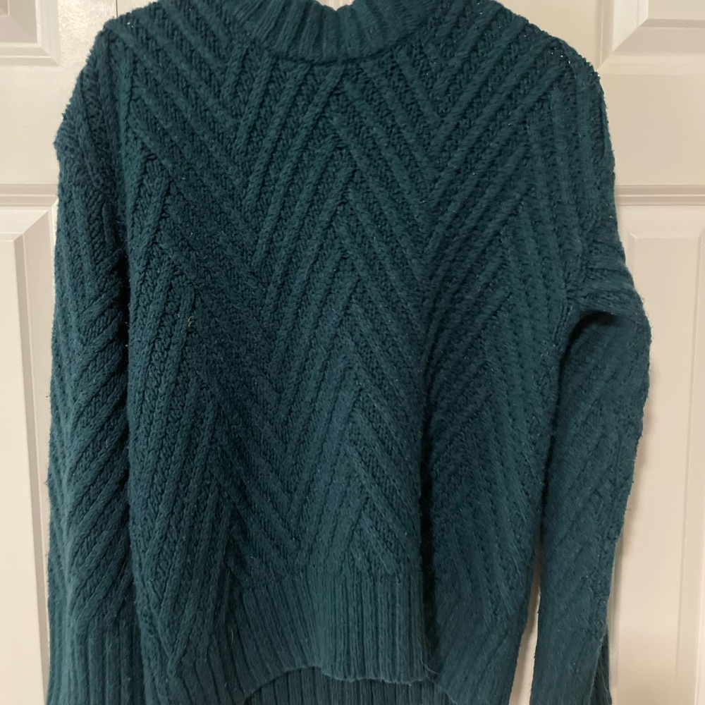a new day Dark Teal Women’s Cowl Neck Sweater